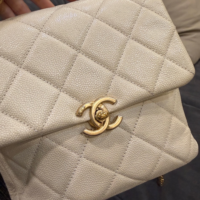99新全配❤️ 香奈兒 #白金 #雙肩包 #荔枝皮 #豆腐包-5