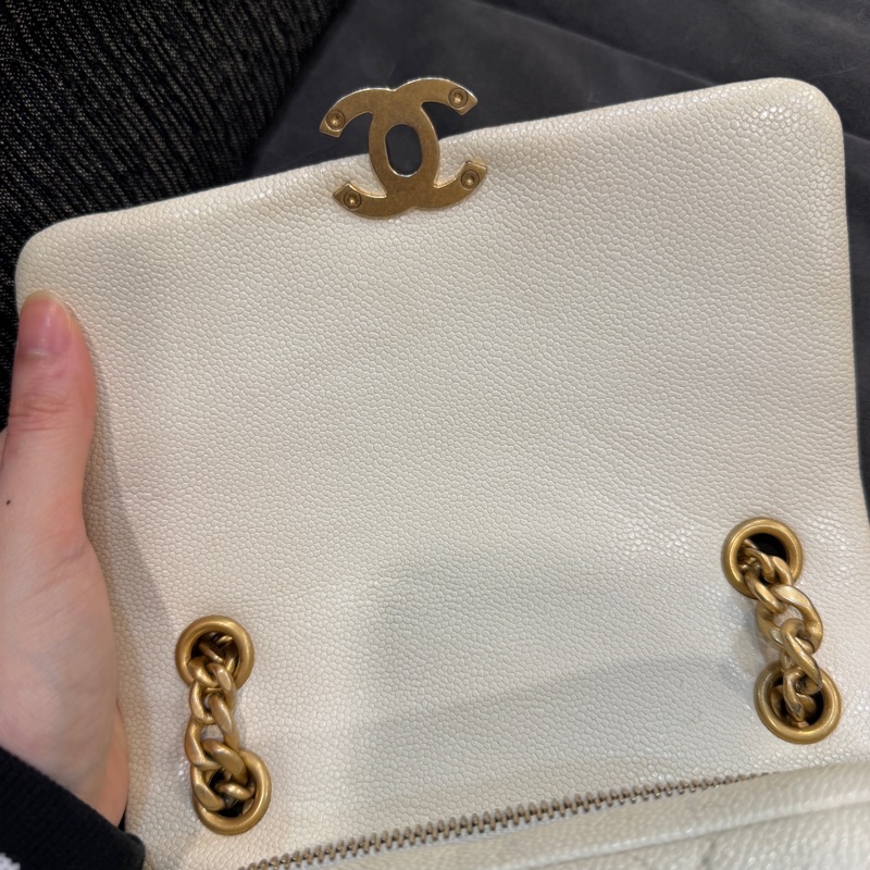 99新全配❤️ 香奈兒 #白金 #雙肩包 #荔枝皮 #豆腐包-15