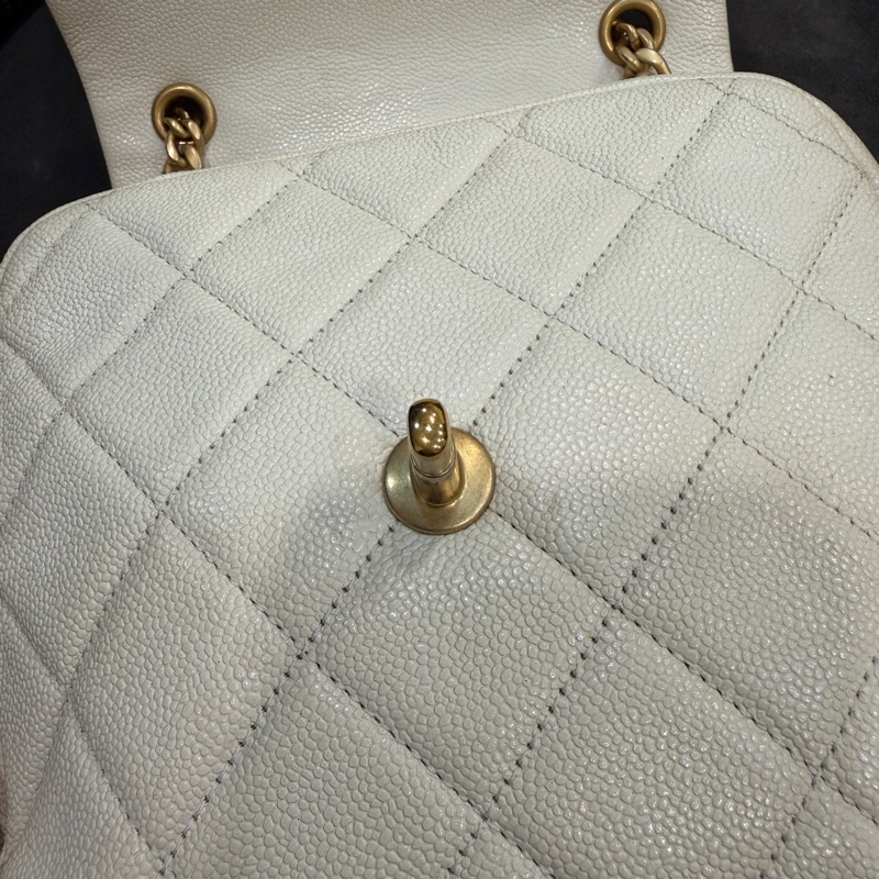 99新全配❤️ 香奈兒 #白金 #雙肩包 #荔枝皮 #豆腐包-16