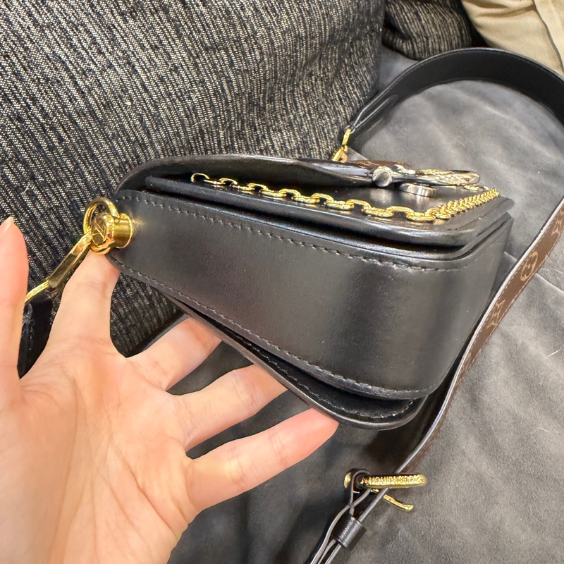 99新全配❤️晶片❤️ lv #老花 #秀款 #郵差包 #法棍包-7