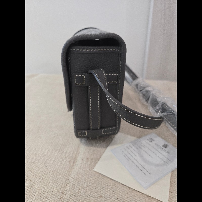 100%正品專櫃貨✨Goyard Belvedere PM 經典郵差包 灰色 🈶購證-10