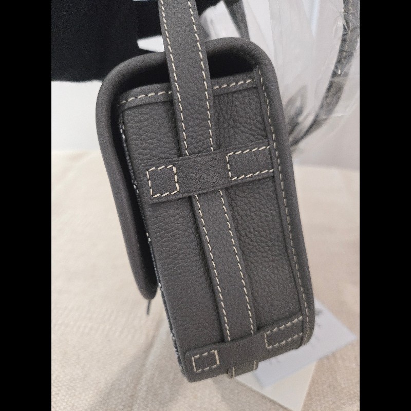 100%正品專櫃貨✨Goyard Belvedere PM 經典郵差包 灰色 🈶購證-11