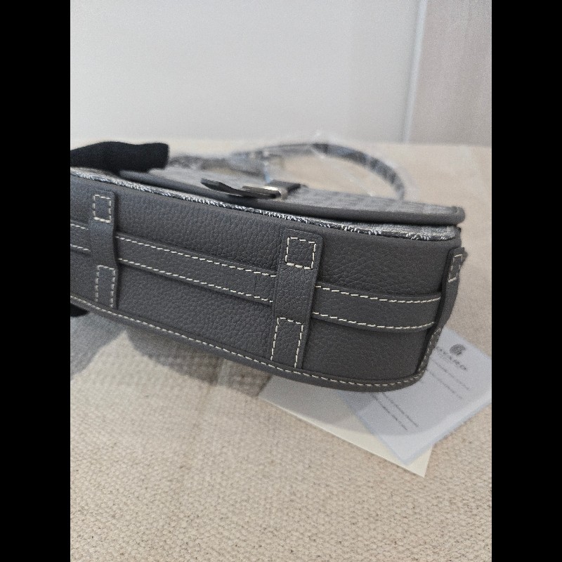 100%正品專櫃貨✨Goyard Belvedere PM 經典郵差包 灰色 🈶購證-15