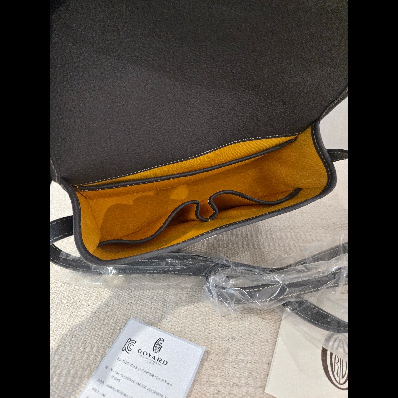 100%正品專櫃貨✨Goyard Belvedere PM 經典郵差包 灰色 🈶購證-23