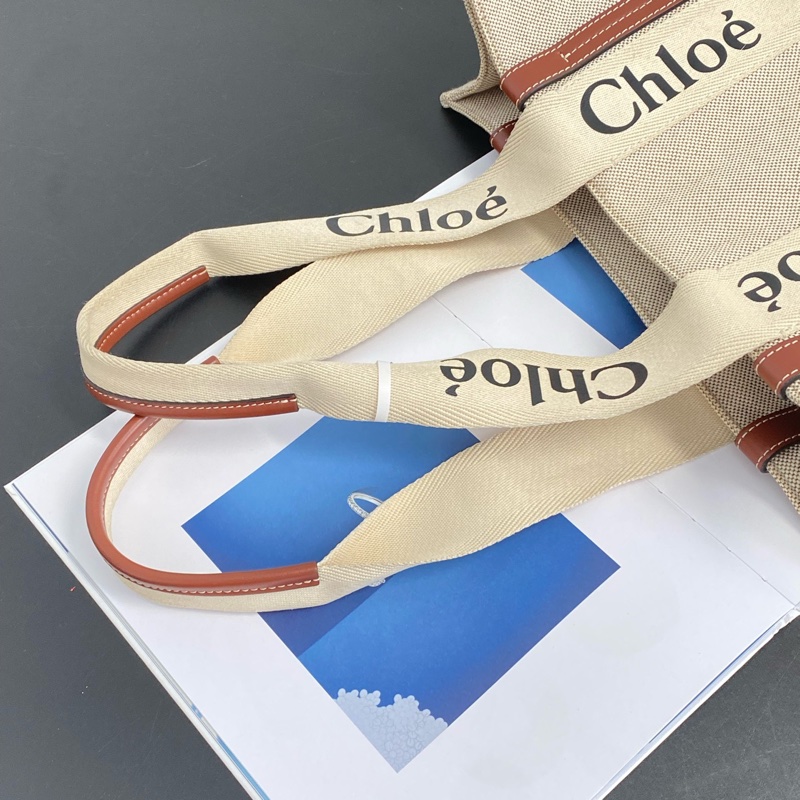 Chloe 蔻依中號托特包 帆布-8