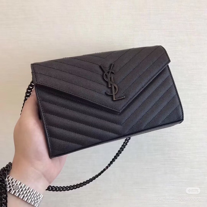 🈶購證❤️ ysl #soblack #全黑 #荔枝皮 #woc-0