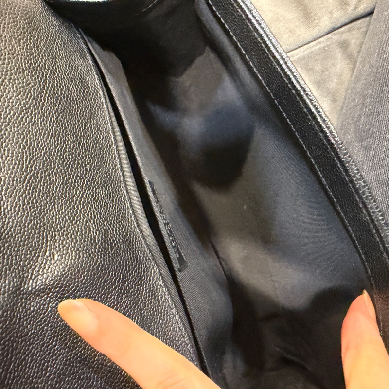 99新全配❤️香奈兒 #黑銀 #leboy25 #荔枝皮 #boy中號-12