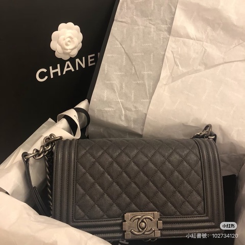 99新全配❤️ 香奈兒 #碳黑色 #深灰 #leboy25 #荔枝皮