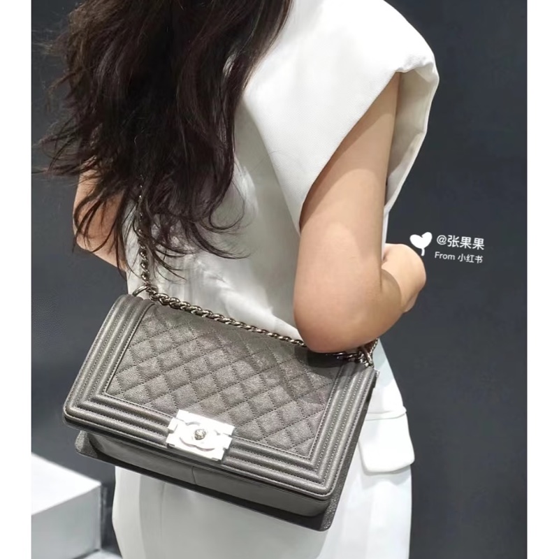 99新全配❤️ 香奈兒 #碳黑色 #深灰 #leboy25 #荔枝皮-1