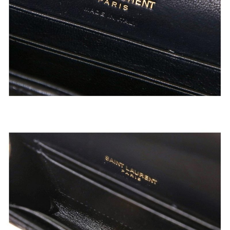 💎Han's house精品服飾💎SAINT LAURENT YSL 信封 卡包 義大利製 現貨 原價23200-1