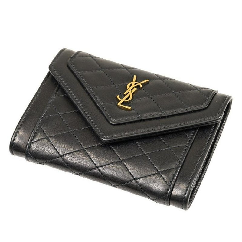 💎Han's house精品服飾💎SAINT LAURENT YSL 信封 卡包 義大利製 現貨 原價23200-6