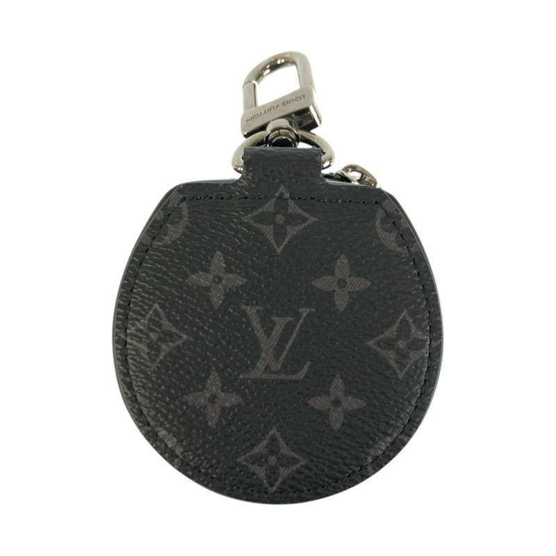 路易威登 Monogram Eclipse 黑色/灰色 G10496 耳機保護套，適用於 AirPods 男士耳機-1