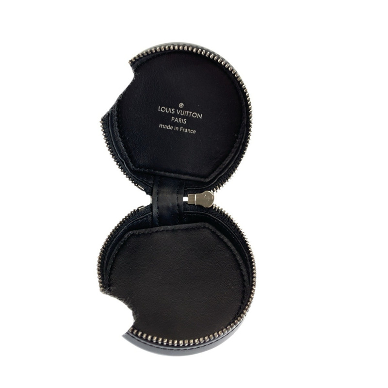 路易威登 Monogram Eclipse 黑色/灰色 G10496 耳機保護套，適用於 AirPods 男士耳機-5