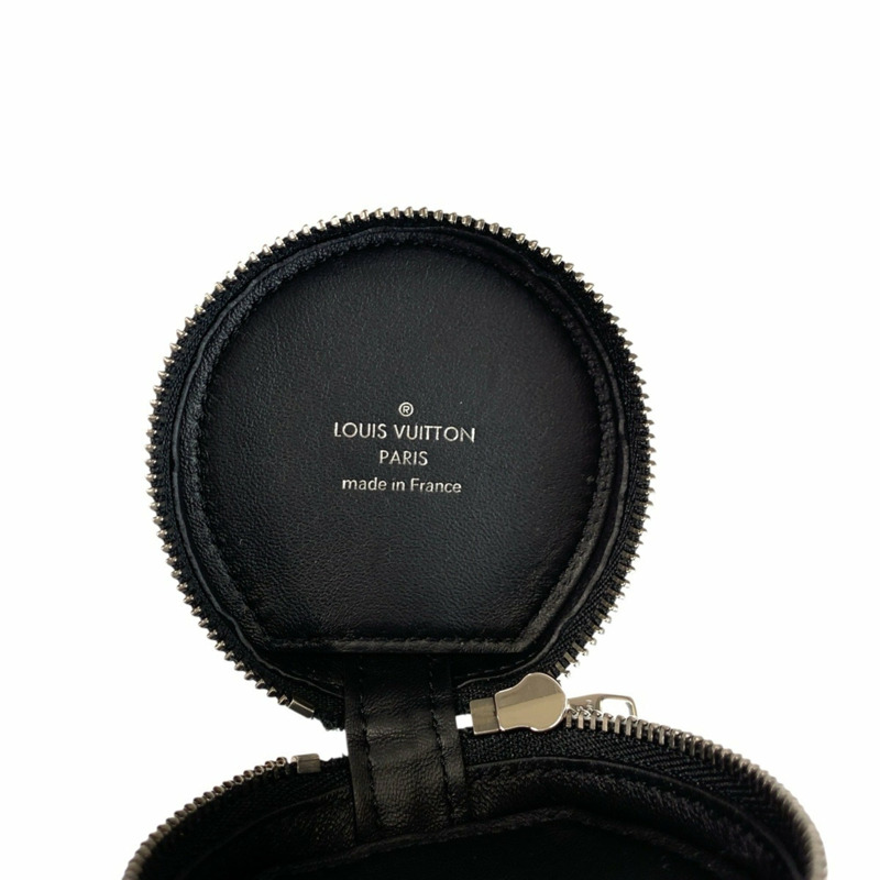 路易威登 Monogram Eclipse 黑色/灰色 G10496 耳機保護套，適用於 AirPods 男士耳機-6