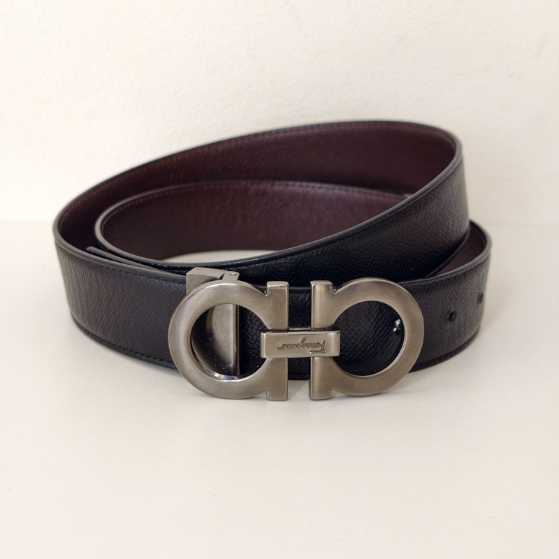 菲拉格慕/Salvatore Ferragamo 皮帶黑色 腰帶-0