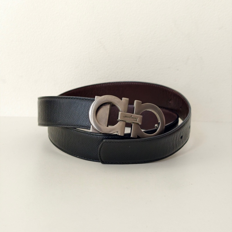 菲拉格慕/Salvatore Ferragamo 皮帶黑色 腰帶-1