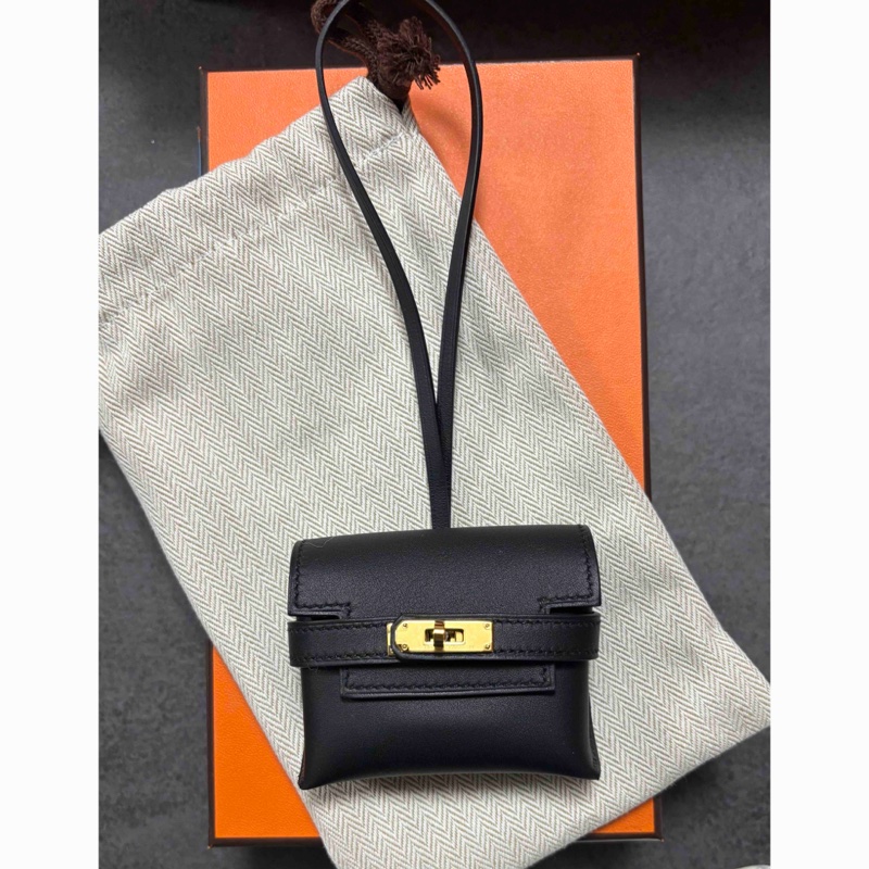 Hermès 黑金 Jannie同款 耳機掛飾 配貨價出-2