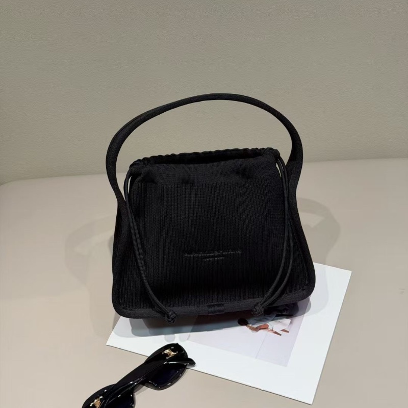 Alexander Wang  Ryan系列 羅紋針織 手提包 小號 24*8*20 99新配件塵袋-1
