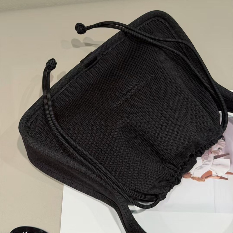 Alexander Wang  Ryan系列 羅紋針織 手提包 小號 24*8*20 99新配件塵袋-3
