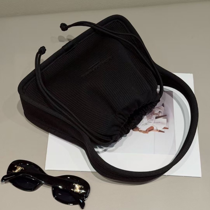 Alexander Wang  Ryan系列 羅紋針織 手提包 小號 24*8*20 99新配件塵袋-5