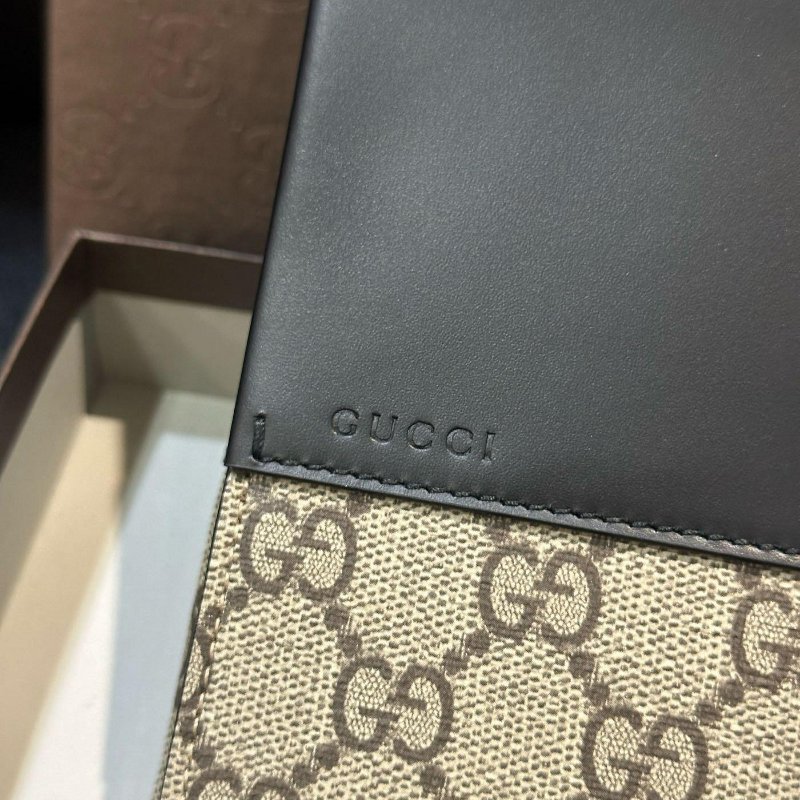 💎Han's house精品服飾💎GUCCI 古馳 老花 真皮 拉鍊 包 長夾 779878-4