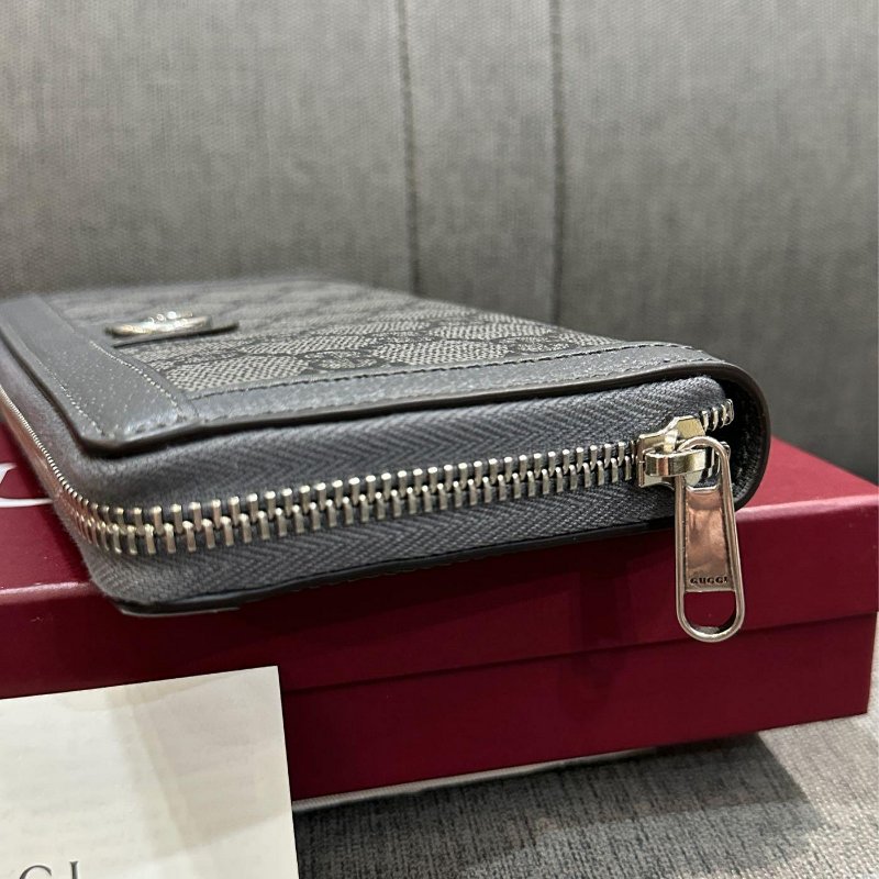 💎Han's house精品服飾💎Gucci Ophidia GG 拉鍊款 長夾 復古款 灰色706844 現貨 原價23300-3