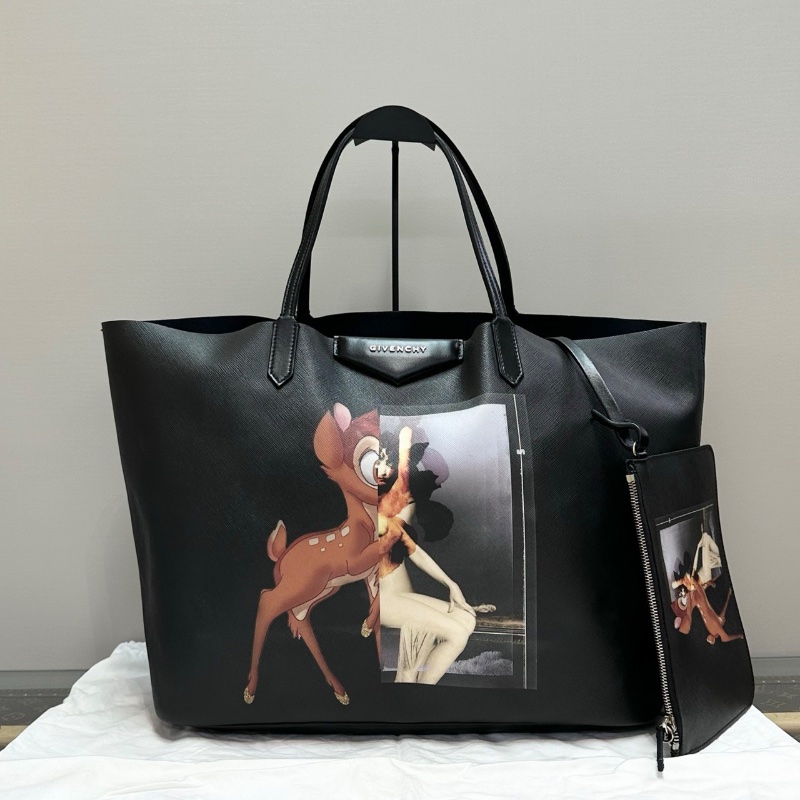 GIVENCHY Antigona小鹿斑比 子母購物袋38*31*18 98新配件塵袋-1
