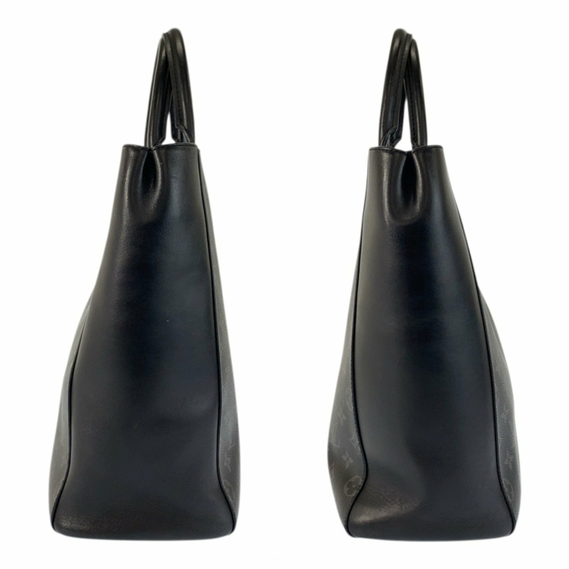 路易威登 (LOUIS VUITTON) Monogram Eclipse Grand Sac 黑色皮革商務手提包 M44733-6