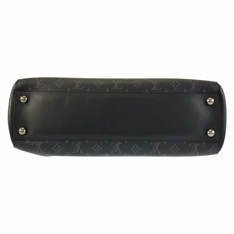 路易威登 (LOUIS VUITTON) Monogram Eclipse Grand Sac 黑色皮革商務手提包 M44733-9