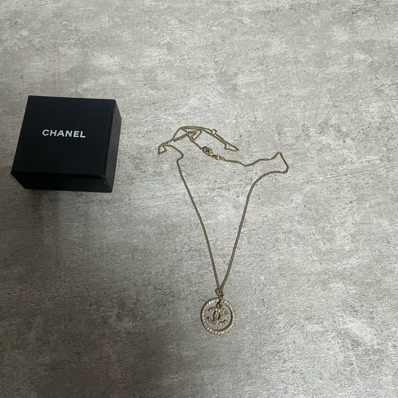 正品 Chanel vintage 經典水鑽短鏈-3