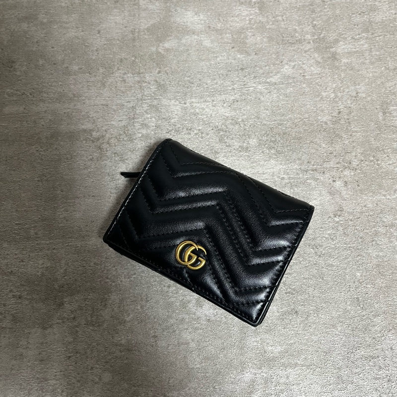 正品 gucci mormont 經典對折短夾-0
