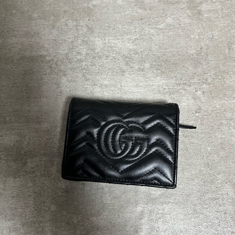 正品 gucci mormont 經典對折短夾-1
