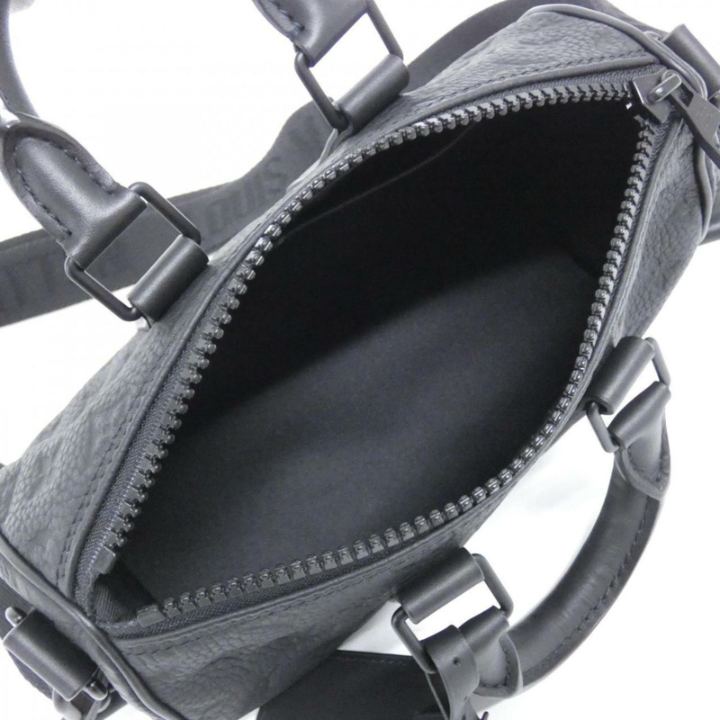 路易威登 Taurillon Monogram Keepall Bandoulière 25cm M20900 波士頓包-4