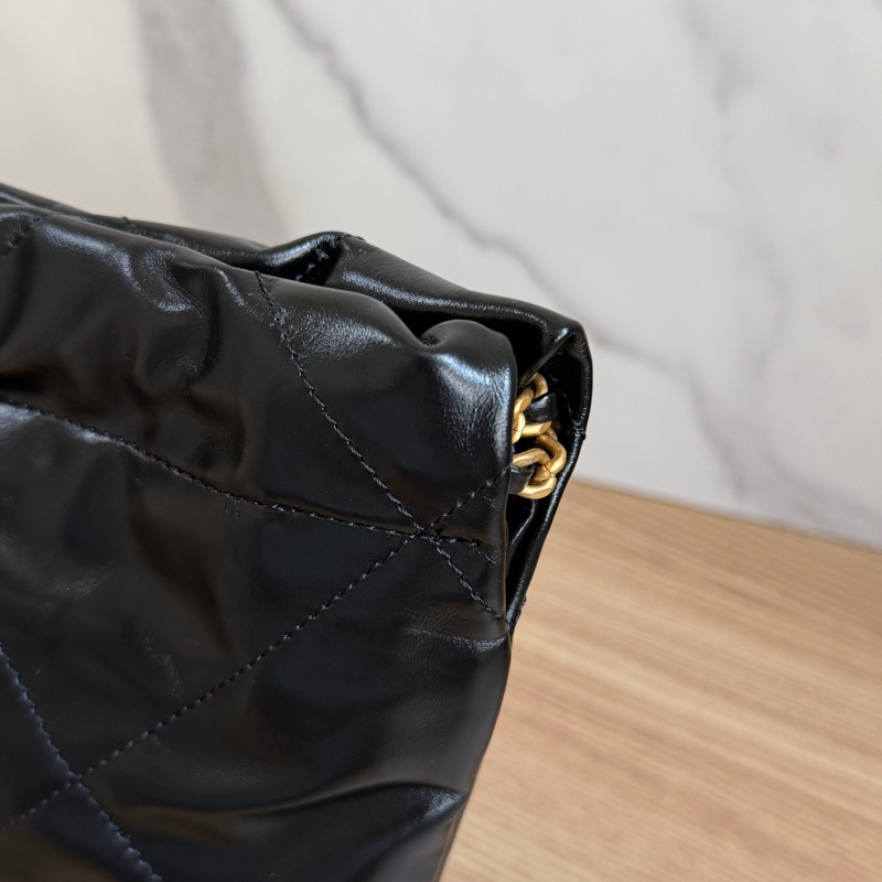 （全新）香奈兒 22bag mini 黑金 芯片款-14