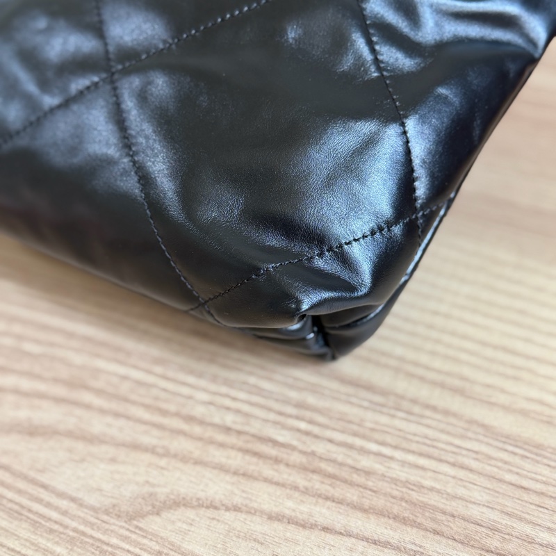 （全新）香奈兒 22bag mini 黑金 芯片款-17