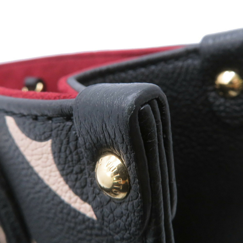 路易威登雙色Monogram Empreinte On-the-Go PM手提包 M45659，兩用肩背包，黑色，Monogram帆布，女士款，LOUIS VUITTON-7