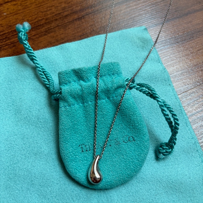 Tiffany & Co 925純銀水滴項鏈-1