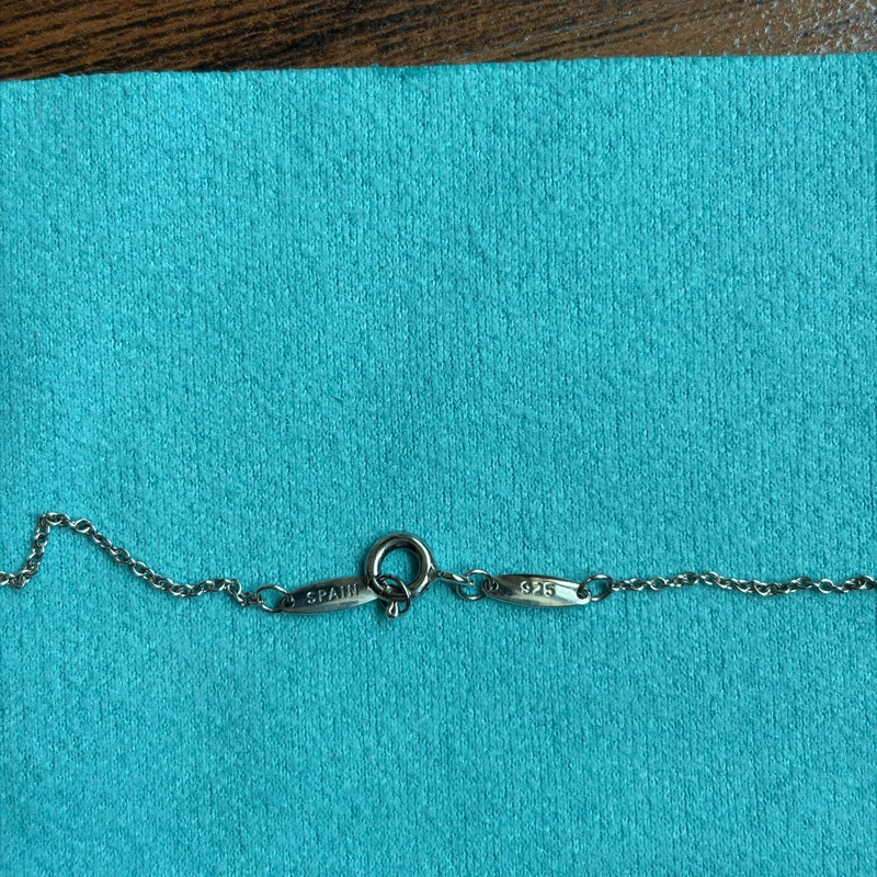Tiffany & Co 925純銀水滴項鏈-7