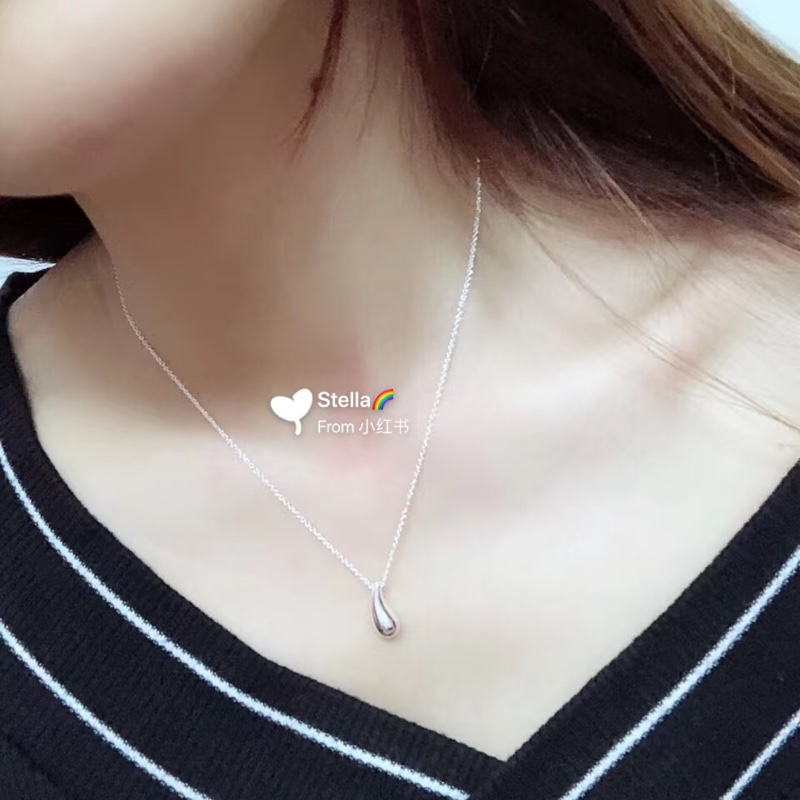 Tiffany & Co 925純銀水滴項鏈-12