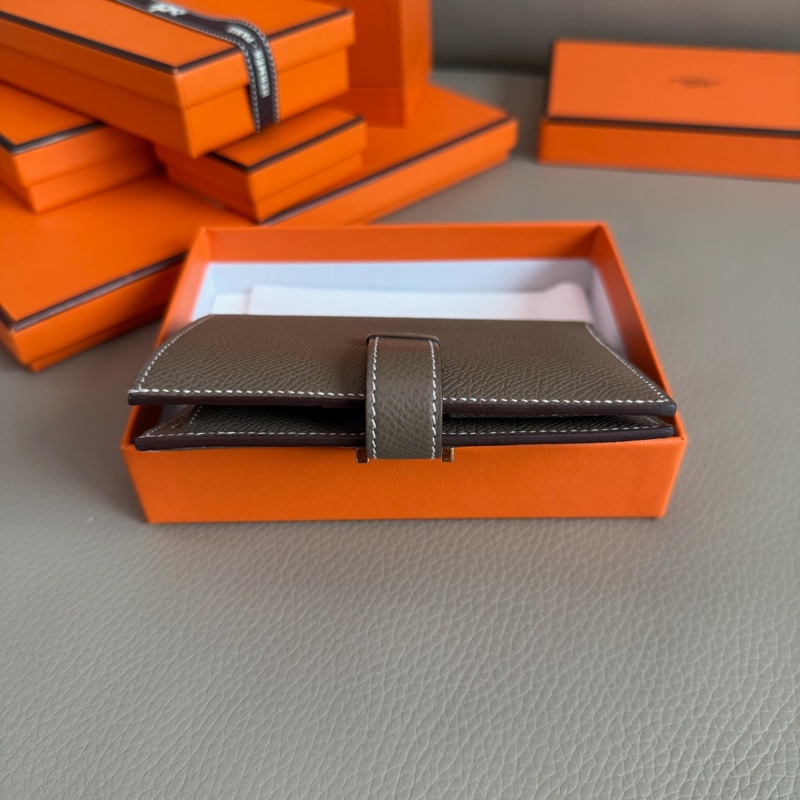 「M.Y精品」馬家 Bearn 短夾 錢包 大象灰金釦 B刻 ep牛皮-6