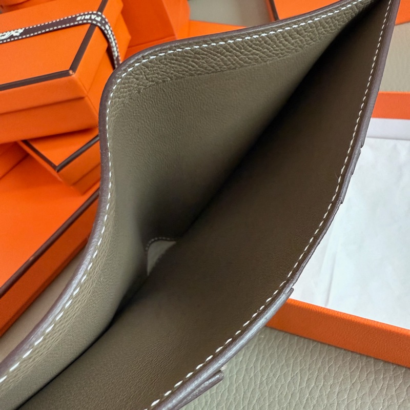 「M.Y精品」馬家 Bearn 短夾 錢包 大象灰金釦 B刻 ep牛皮-21