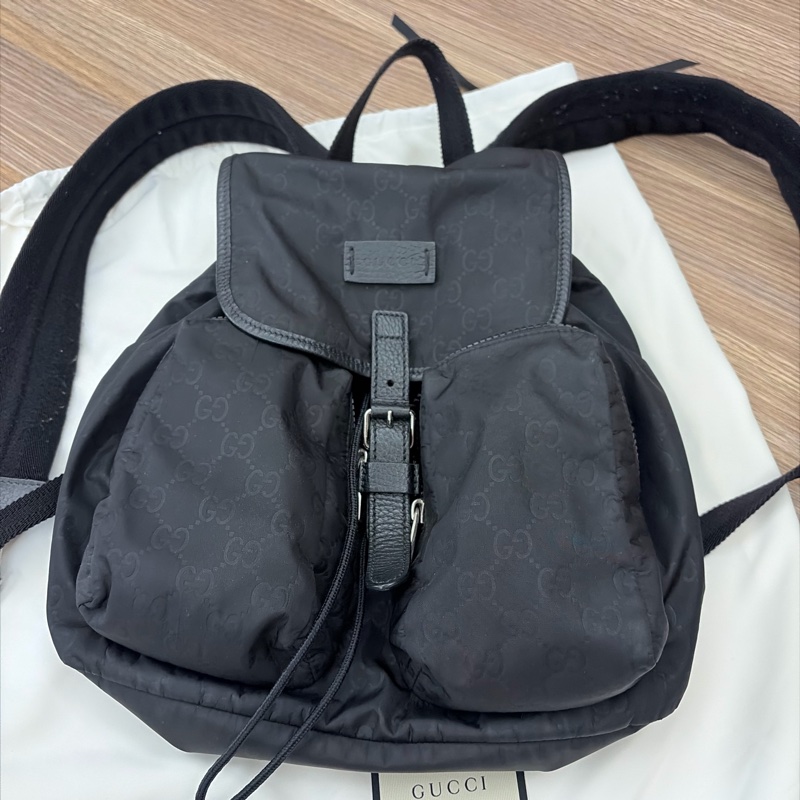 gucci 尼龍後背包-1
