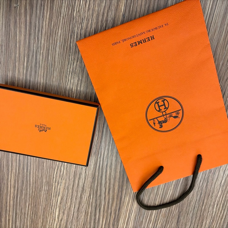 HERMES 大象灰卡夾-12