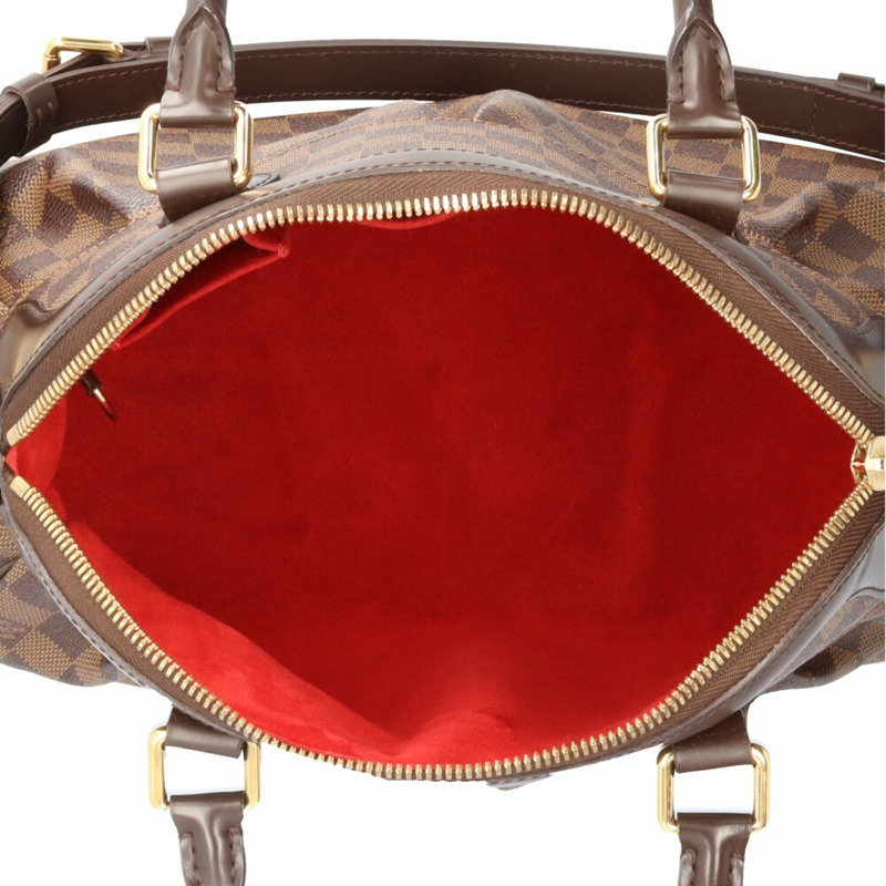 路易威登 Trevi PM Damier 背包背包 N51997，棕色，女士，二手，兩用-5
