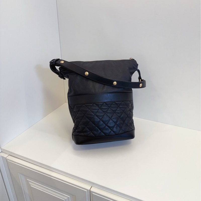 Chanel 香奈兒 黑金荔枝牛皮-2