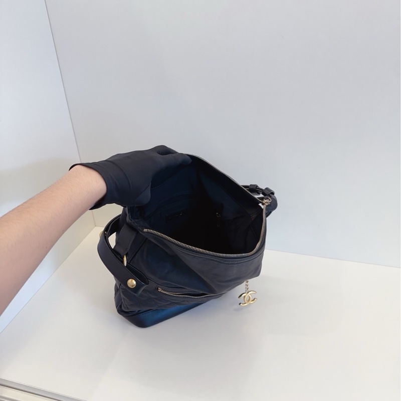 Chanel 香奈兒 黑金荔枝牛皮-8