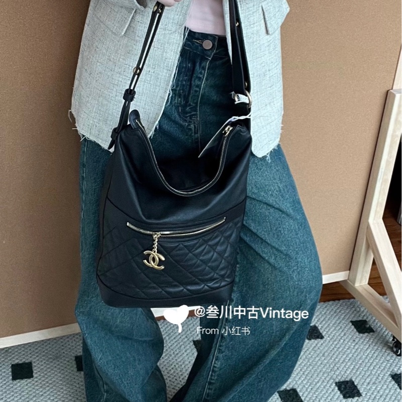 Chanel 香奈兒 黑金荔枝牛皮-9