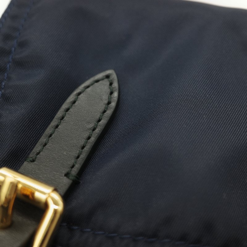 Burberry 巴寶莉 The Rucksack 墨藍色軍用級 尼龍標誌 中性軍旅背包-12