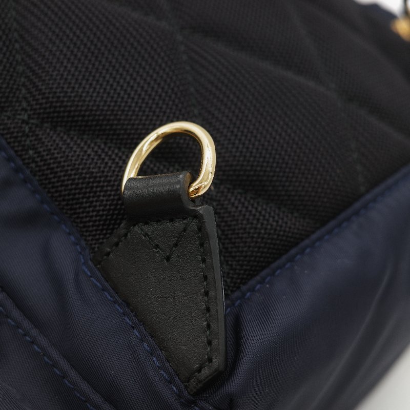 Burberry 巴寶莉 The Rucksack 墨藍色軍用級 尼龍標誌 中性軍旅背包-17