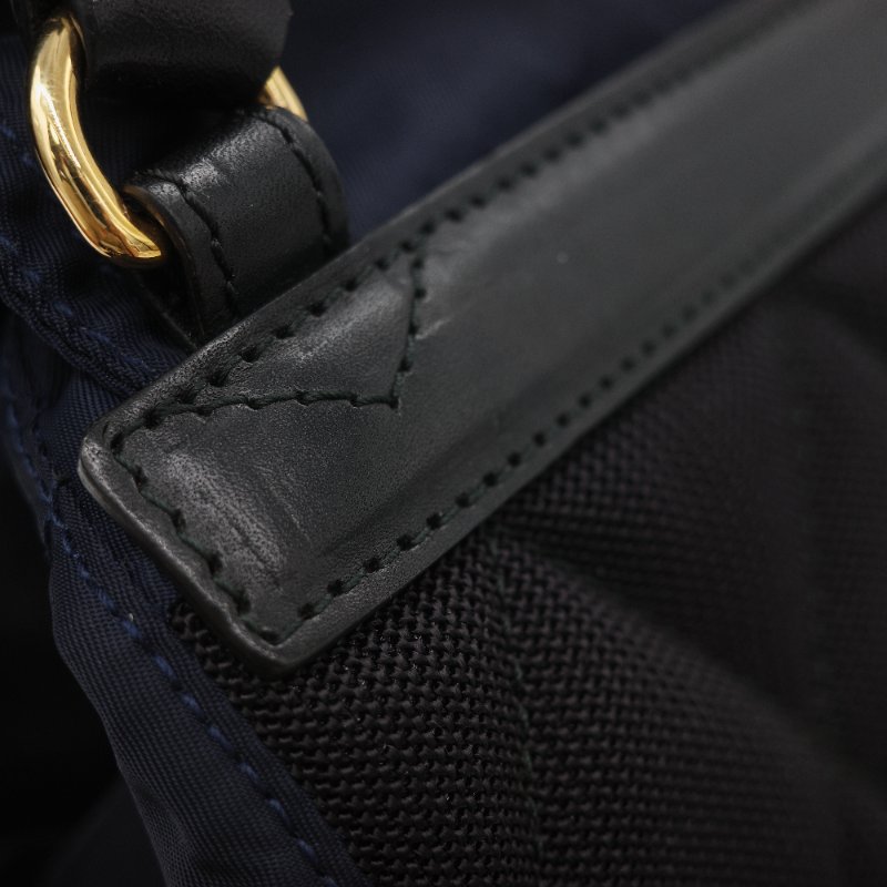 Burberry 巴寶莉 The Rucksack 墨藍色軍用級 尼龍標誌 中性軍旅背包-18